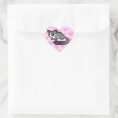 Suikerzweefvliegtuig Liefde Hart Sticker (Tas)