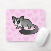 Suikerzweefvliegtuig Liefde Muismat (Met muis)