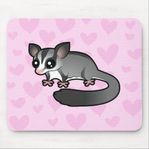 Suikerzweefvliegtuig Liefde Muismat