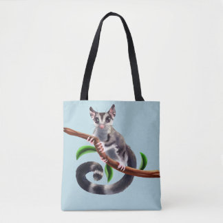 suikerzweefvliegtuig op een bijkantoor tote bag