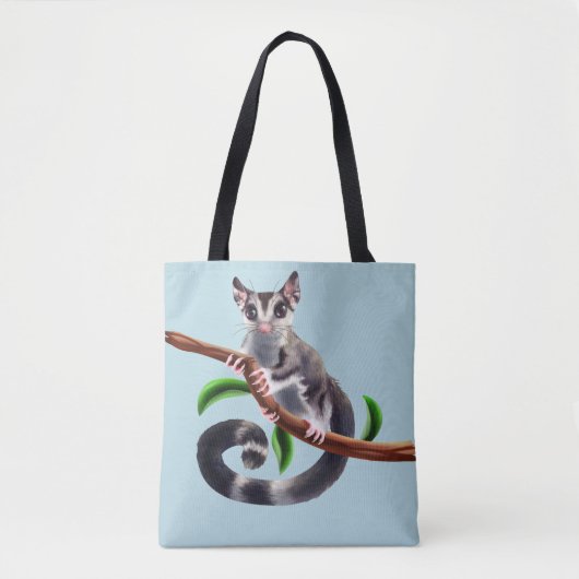 suikerzweefvliegtuig op een bijkantoor tote bag (Voorkant)