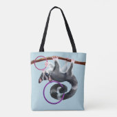 suikerzweefvliegtuig op een bijkantoor tote bag (Achterkant)