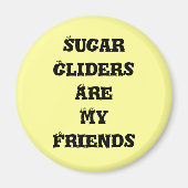 Suikerzweefvliegtuigen zijn mijn vrienden magneet (Voorkant)