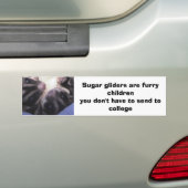 Suikerzweefvliegtuigen zijn verder... bumpersticker (Op auto)