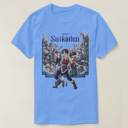 Suikoden 2 titel t-shirt (Design voorkant)