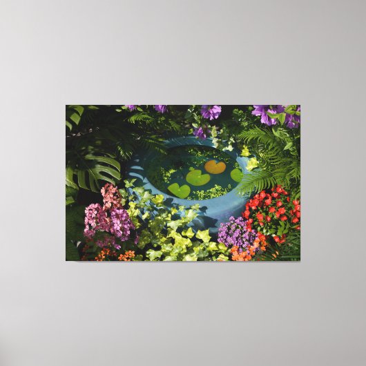 Suiren Bachi Canvas Afdruk (Voorkant)