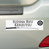 Suisha Ryu Kenjutsu Bumpersticker (Op auto)