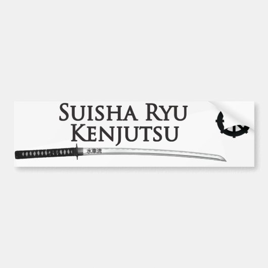 Suisha Ryu Kenjutsu Bumpersticker (Voorkant)