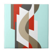 SUISSE: Art Deco Moderne: Zestig Kantoor, Mad Mann Tegeltje (Voorkant)