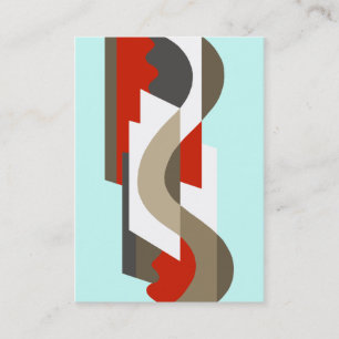 SUISSE: Art Deco Moderne: Zestig Kantoor, Mad Mann Visitekaartje