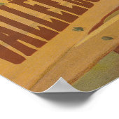 Suisse, Chemins de Fer Jura - Simplon Poster (Hoek)