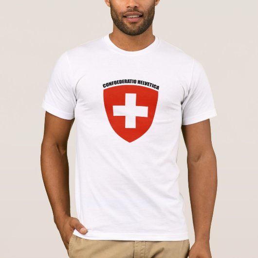 Suisse: Confoederatio Helvetica T-shirt (Voorkant)