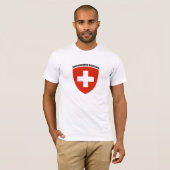 Suisse: Confoederatio Helvetica T-shirt (Voorkant volledig)
