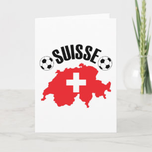 Suisse Football Zwitserland Voetbal Kaart