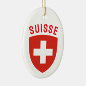 Suisse (Franstalig Zwitserland) Keramisch Ornament (Rechts)