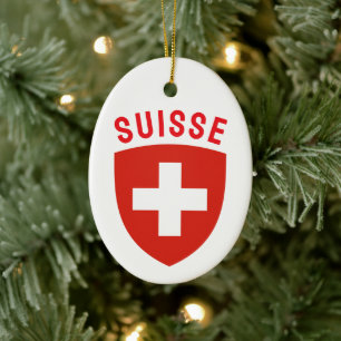 Suisse (Franstalig Zwitserland) Keramisch Ornament