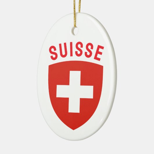 Suisse (Franstalig Zwitserland) Keramisch Ornament (Links)