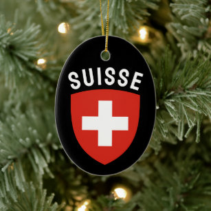 Suisse (Franstalig Zwitserland) Keramisch Ornament