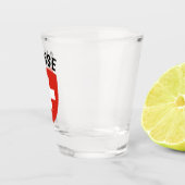 Suisse (Franstalig Zwitserland) Shot Glas (Rechts)