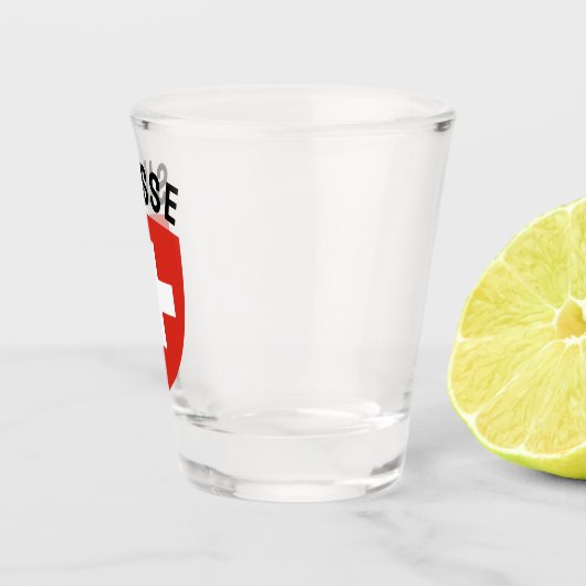 Suisse (Franstalig Zwitserland) Shot Glas (Rechts)