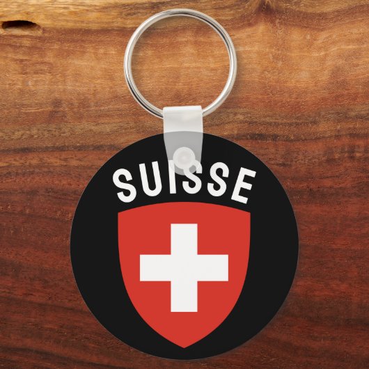 Suisse (Franstalig Zwitserland) Sleutelhanger (Voorkant)