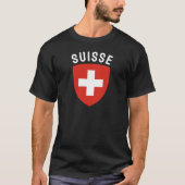 Suisse (Franstalig Zwitserland) T-shirt (Voorkant)