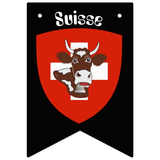 Suisse Party Bunting Banner (Derde vlag)