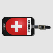 Suisse |  wapenstilstand in Zwitserland Bagagelabel (Voorkant (horizontaal))