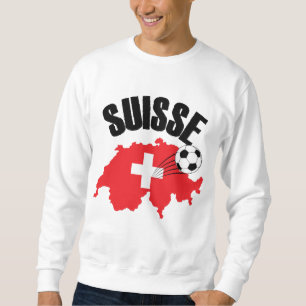 Suisse Zwitserland Map Swiss Soccer Trui