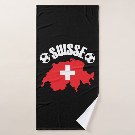 Suisse Zwitserland Voetbal Badhanddoek (Badhanddoek)