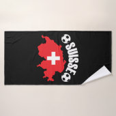 Suisse Zwitserland Voetbal Badhanddoek (Badhanddoek)