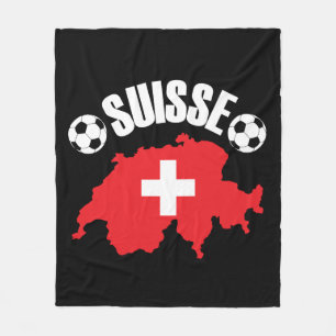 Suisse Zwitserland Voetbal Fleece Deken