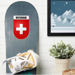 Suisse   Zwitserland   Wapenjassen Sticker