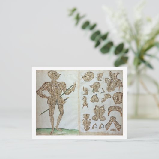 Suit Armor voor Sir Henry Lee uit 'An Elizabe' Briefkaart (Staand voorkant)