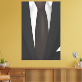 Suit en Stropdas Canvas Afdruk (Insitu (Woonkamer))