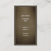 Suit en Stropdas - Visitekaartje (Achterkant)