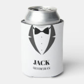 Suit op mijn beste Groomsman Coooler Blikjeskoeler (Blikje Voorkant)