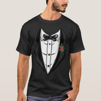Suit Stropdas Wedding Groom Cousin Bachelor Ceremo T-shirt