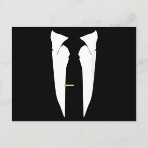 Suit Stropdas Wedding Tuxedo Prom Bachelor Ceremon Briefkaart