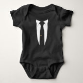 Suit Stropdas Wedding Tuxedo Prom Bachelor Ceremon Romper (Voorkant)