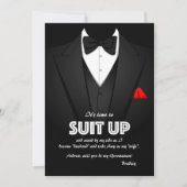 Suit Up Groomsman Request Kaart (Voorkant)