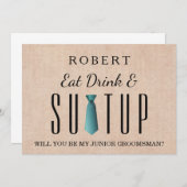 Suit-up, word jij mijn huisvrouw? kaart (Voorkant / Achterkant)