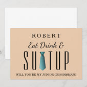 Suit-up, word jij mijn huisvrouw? kaart (Voorkant / Achterkant)