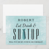 Suit-up, word jij mijn huisvrouw? kaart (Voorkant / Achterkant)