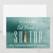 Suit-up, word jij mijn huisvrouw? kaart (Voorkant / Achterkant)