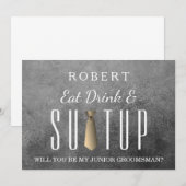 Suit-up, word jij mijn huisvrouw? kaart (Voorkant / Achterkant)