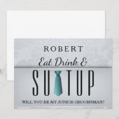 Suit-up, word jij mijn huisvrouw? kaart (Voorkant / Achterkant)