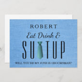 Suit-up, word jij mijn huisvrouw? kaart (Voorkant / Achterkant)