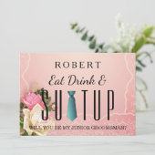 Suit-up, word jij mijn huisvrouw? kaart (Staand voorkant)