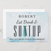 Suit-up, word jij mijn huisvrouw? kaart (Voorkant / Achterkant)